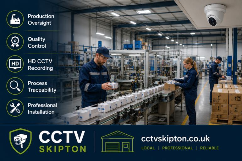 How Skipton Manufacturers Are Using CCTV to Improve Production Quality and Traceability